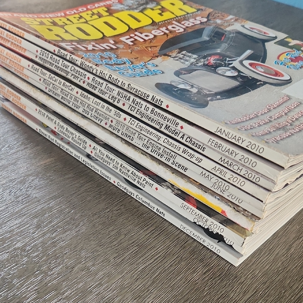 2010 Street Rodder Magazine Full 12 Month Collection